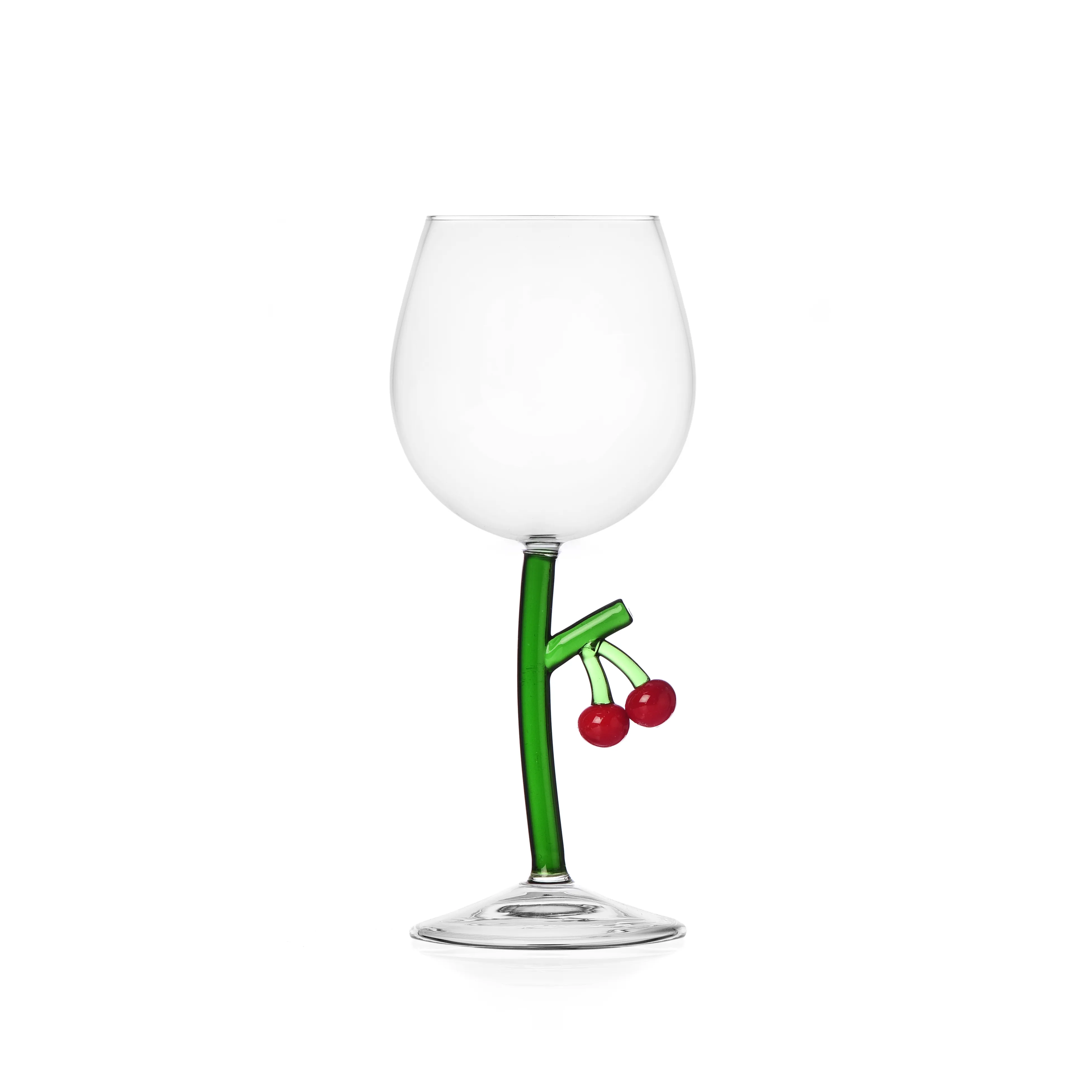 Stemmed Glass Cherries Ichendorf Fruits and Flowers Collection